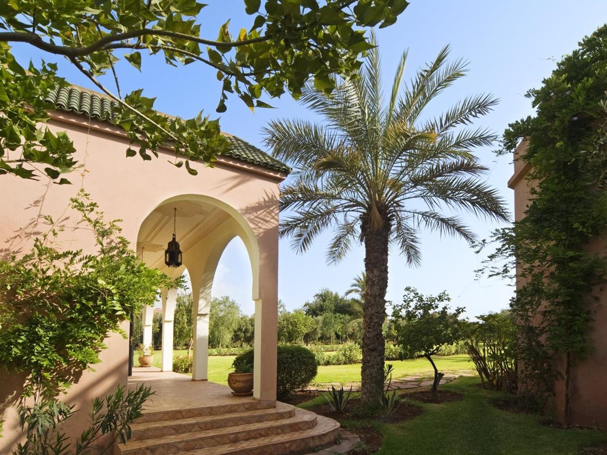 The garden at Villa Alexandra