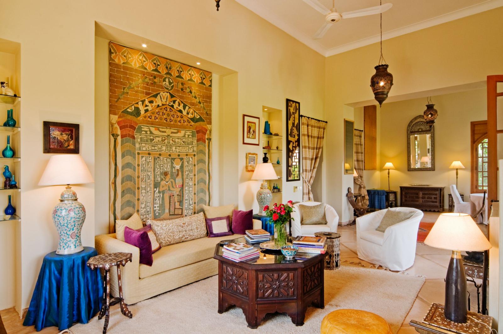 The living room at Villa Alexandra