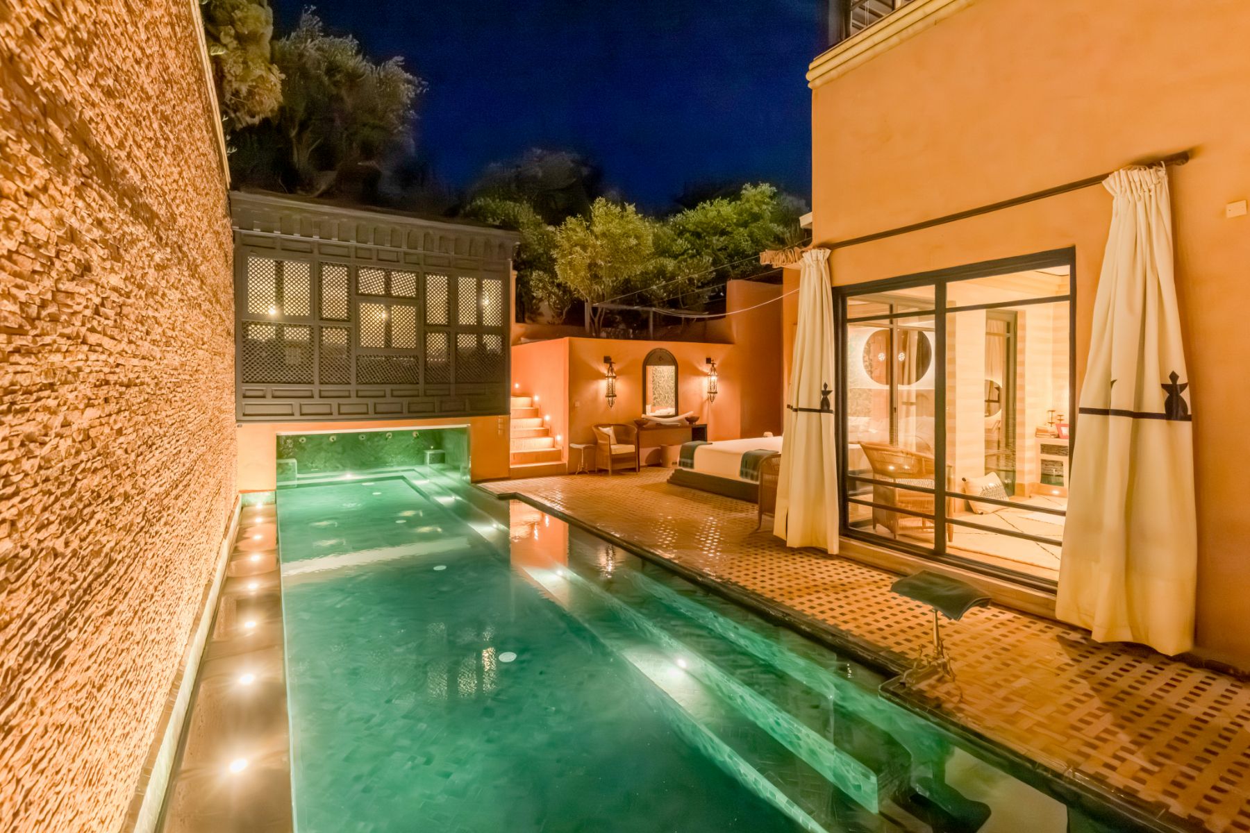 Swimming pool Villa Alkhozama in Morocco
