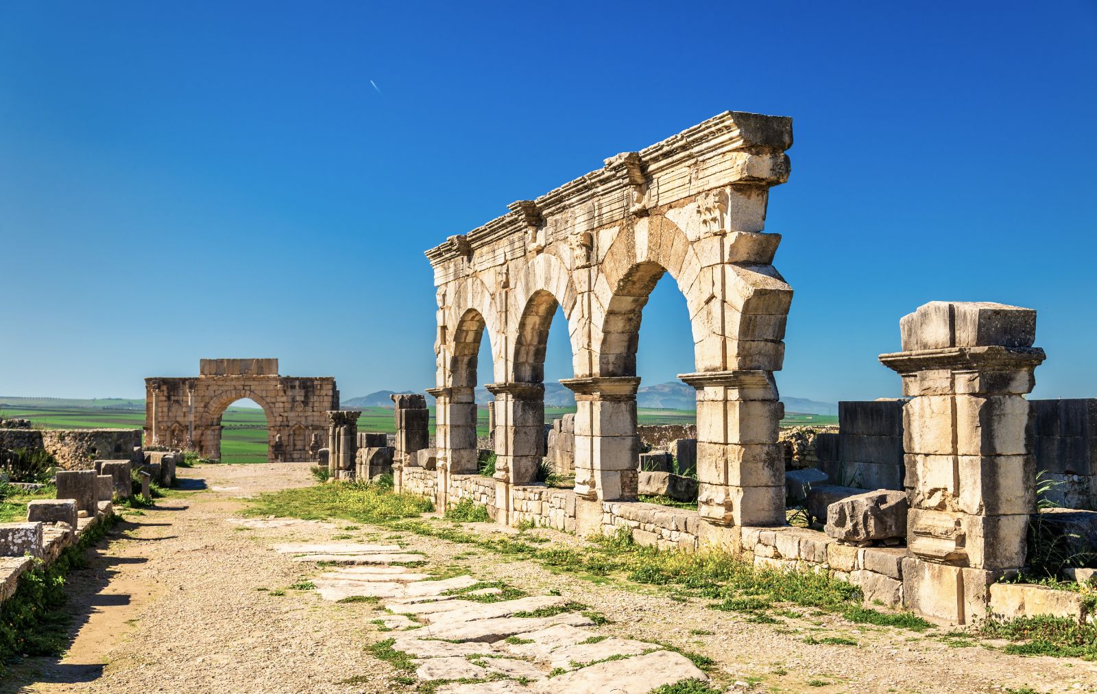 Volubilis Arches in Morocco