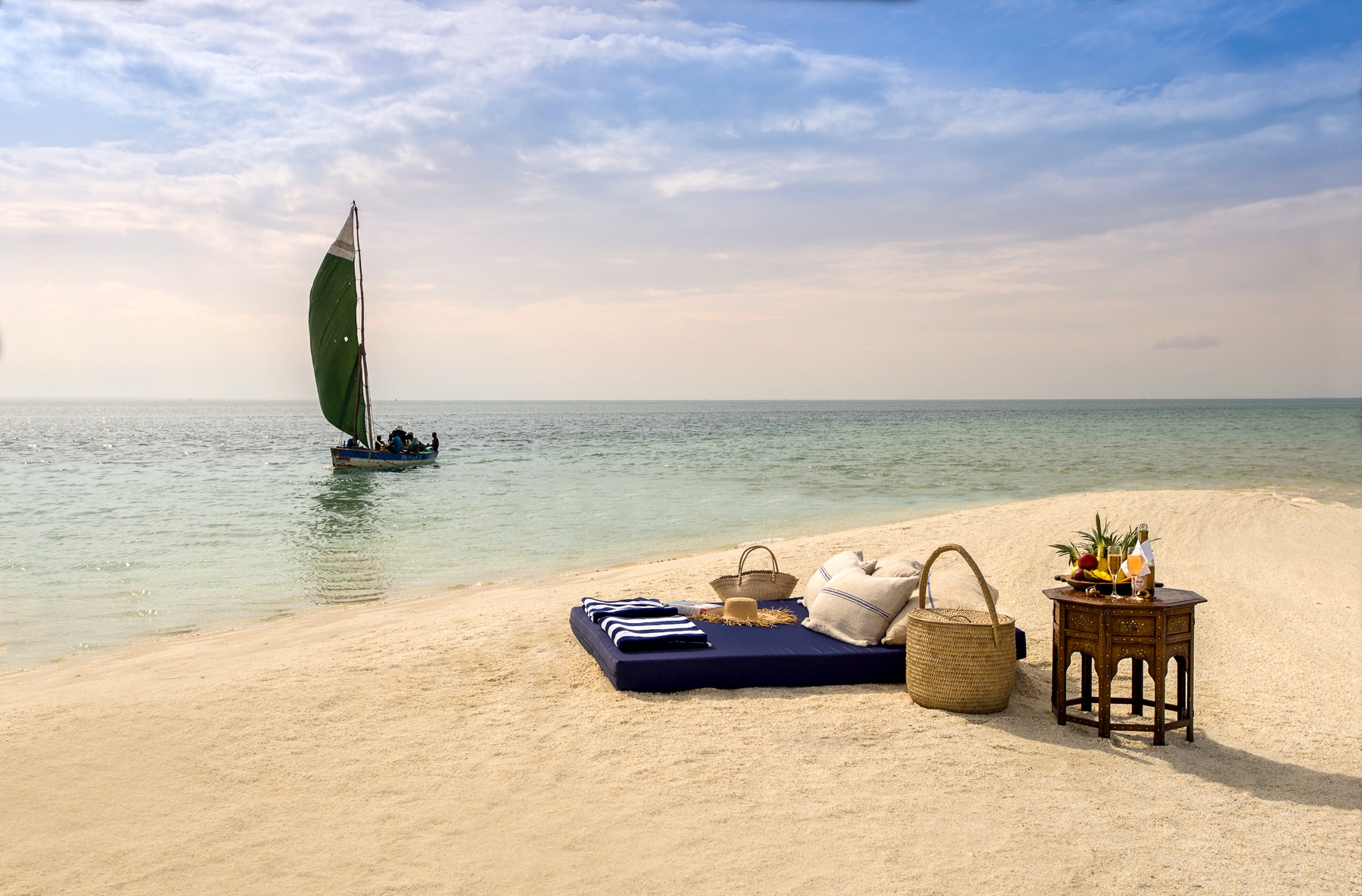 Beach Picnic at &Beyond Benguerra Island