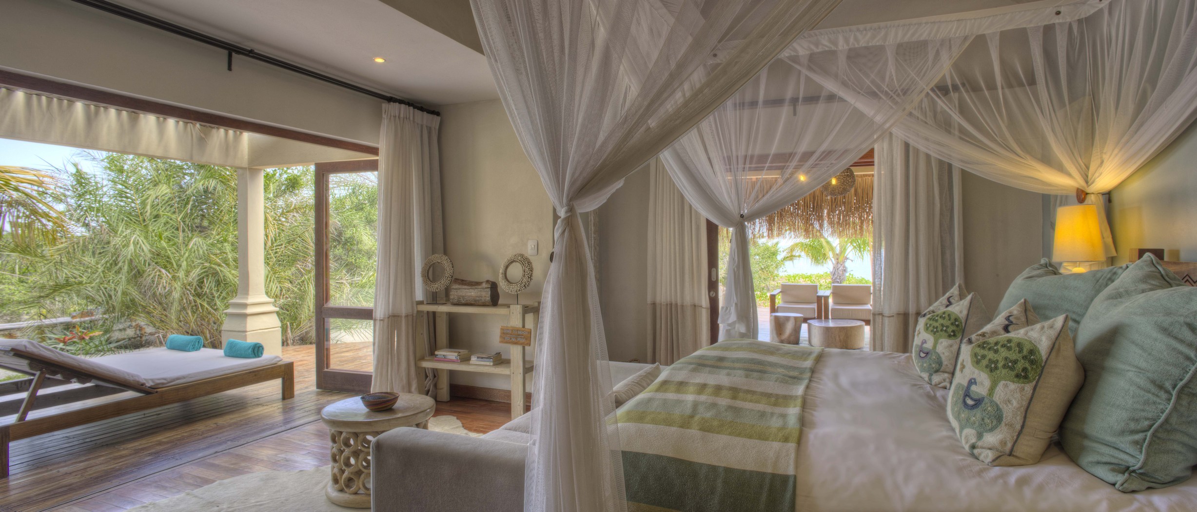 Bedroom of Villa Amizade at Azura Benguerra, Mozambique
