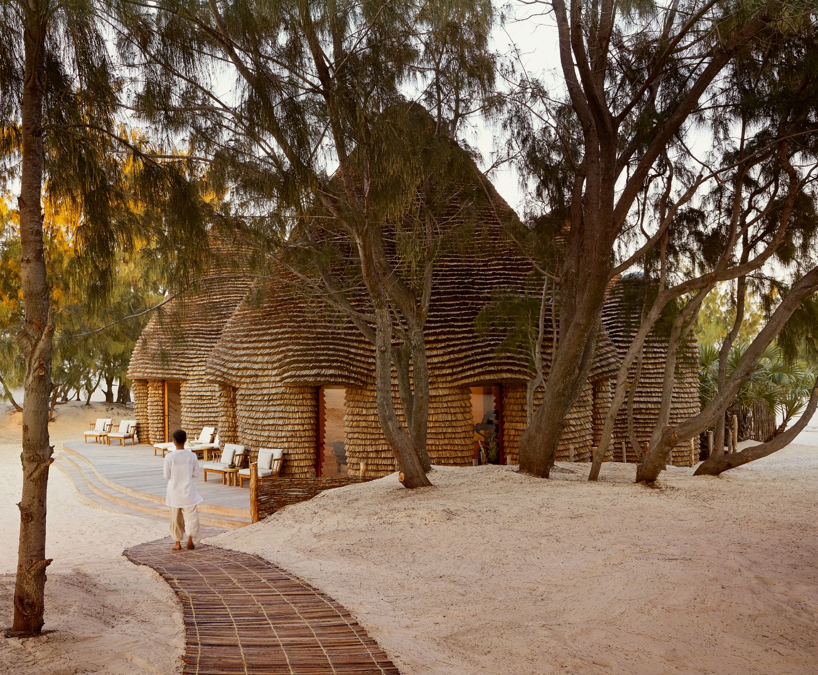 Gym exterior at Kisawa Sanctuary on the southern tip of Benguerra Island in Mozambique