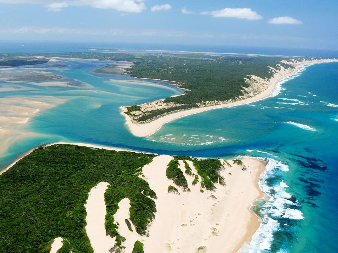 Inhaca view form Machangulo Beach Lodge