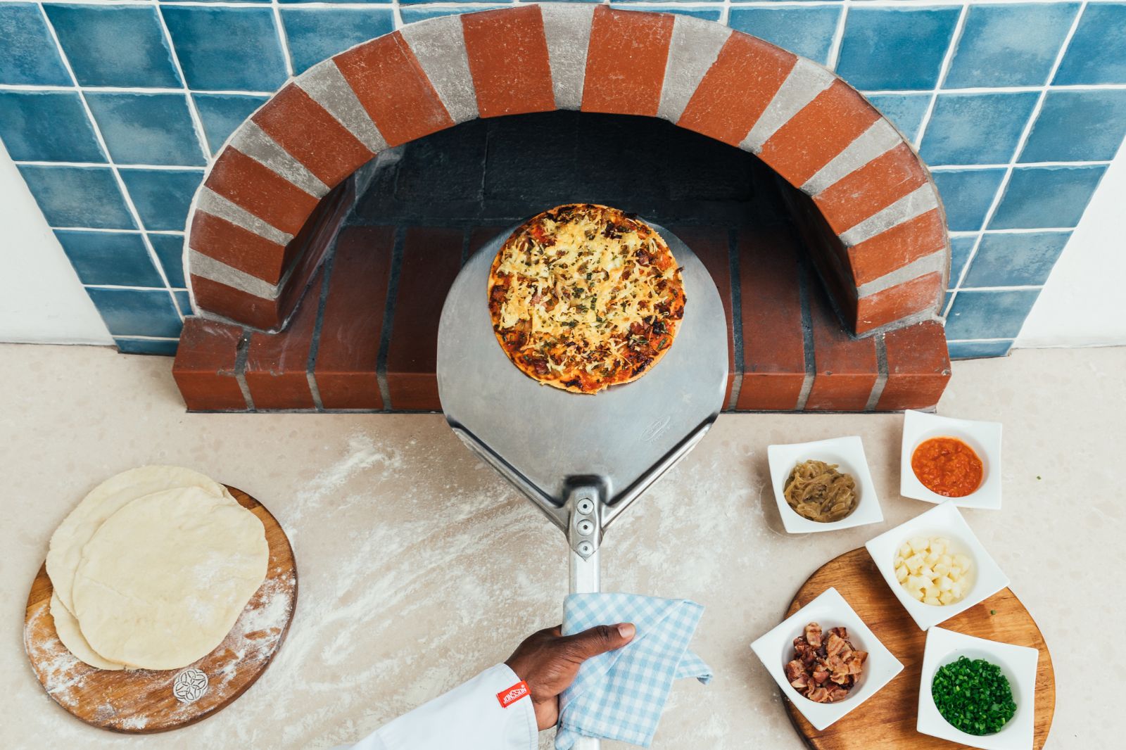 Pizza oven at Santorin resort on Mozambique's south coast