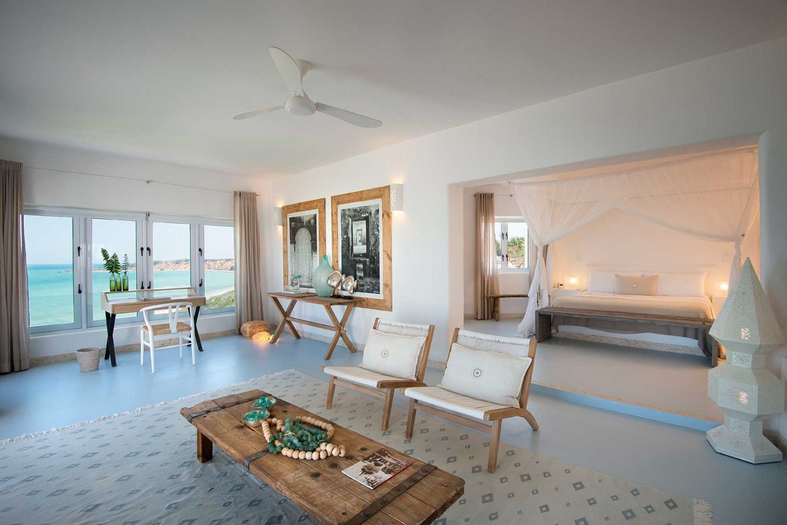 Santa Carolina suite at Santorin resort on Mozambique's south coast