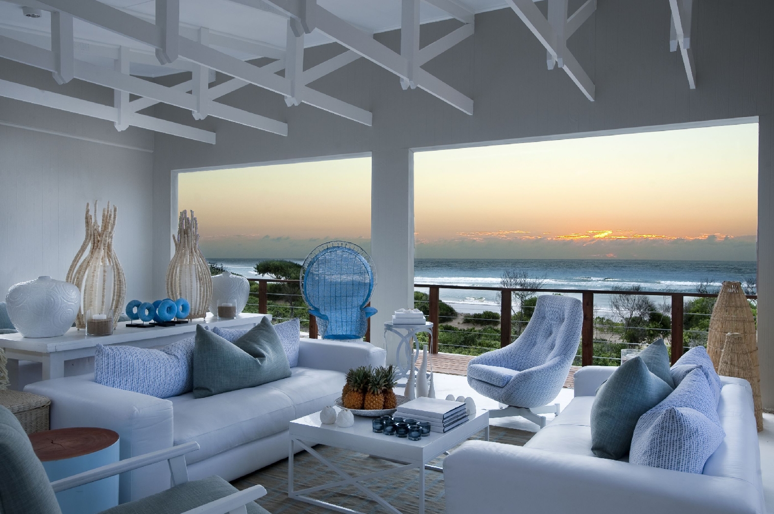 The verrandah of White Pearl, Mozambique