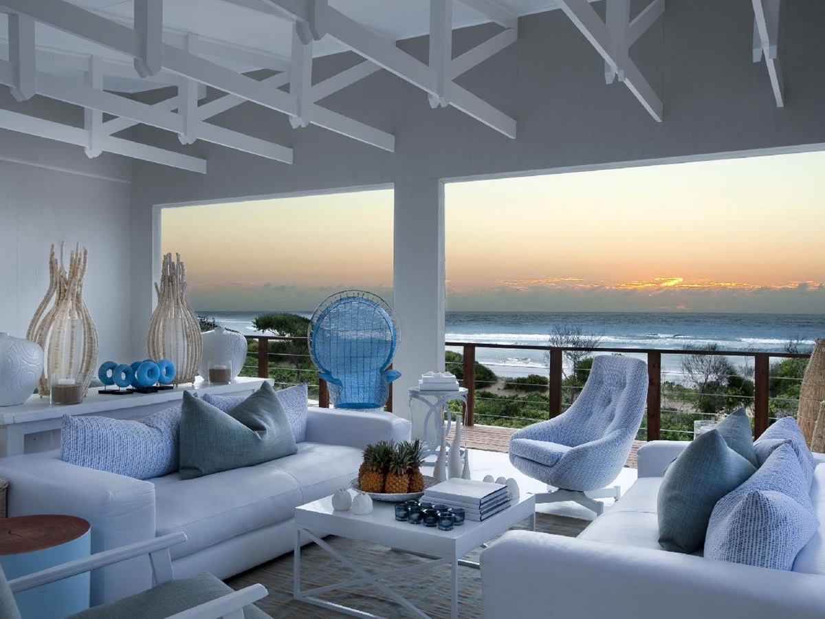 The verrandah of White Pearl, Mozambique