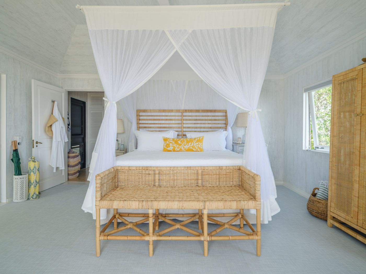 Bedroom 1 at Emerald Hill in Mustique