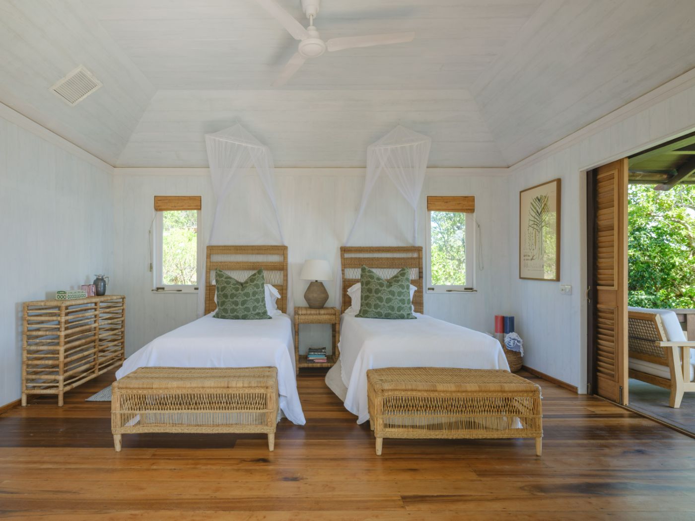 Bedroom 2 at Emerald Hill in Mustique