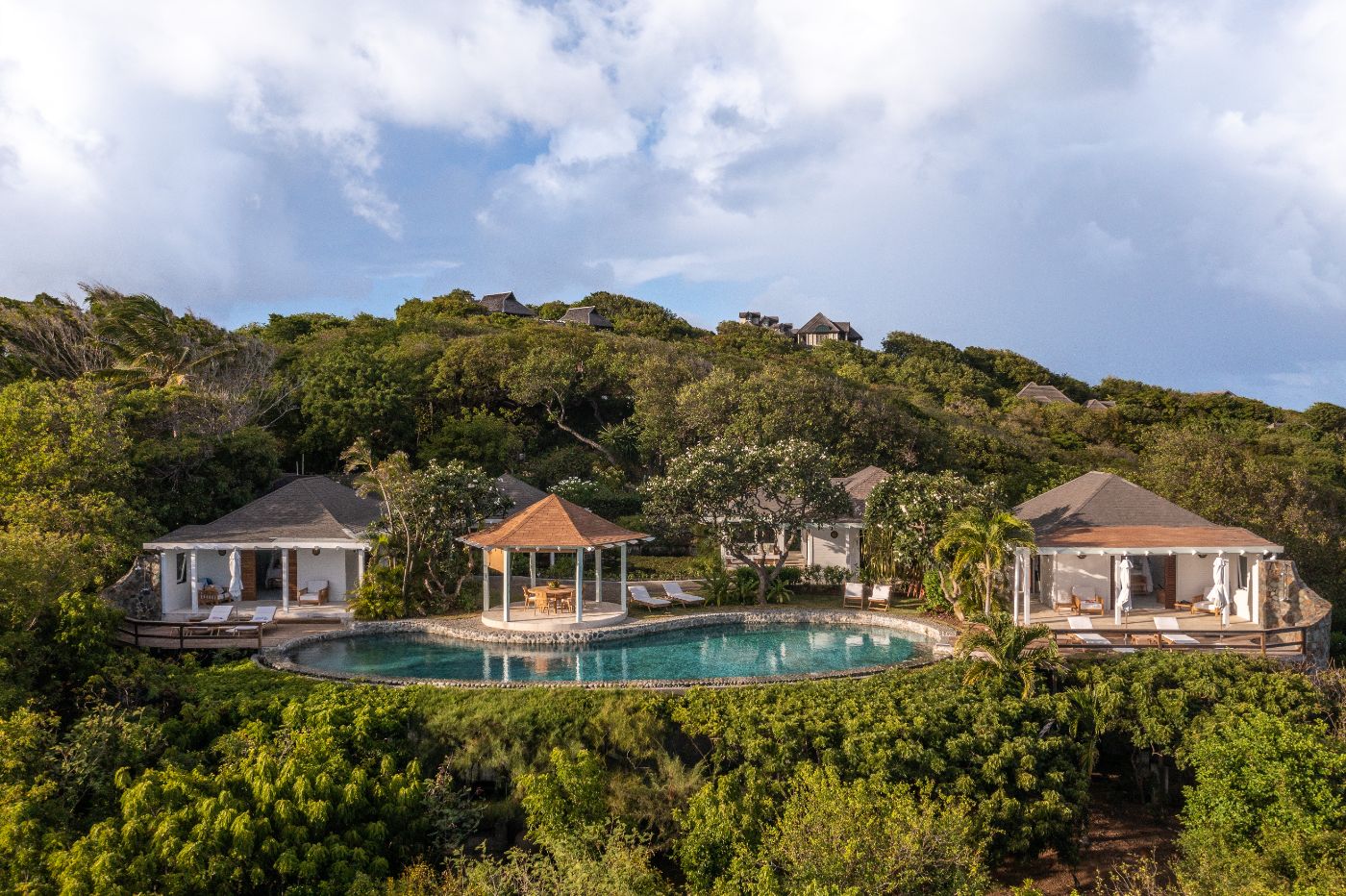Exterior of Emerald Hill in Mustique
