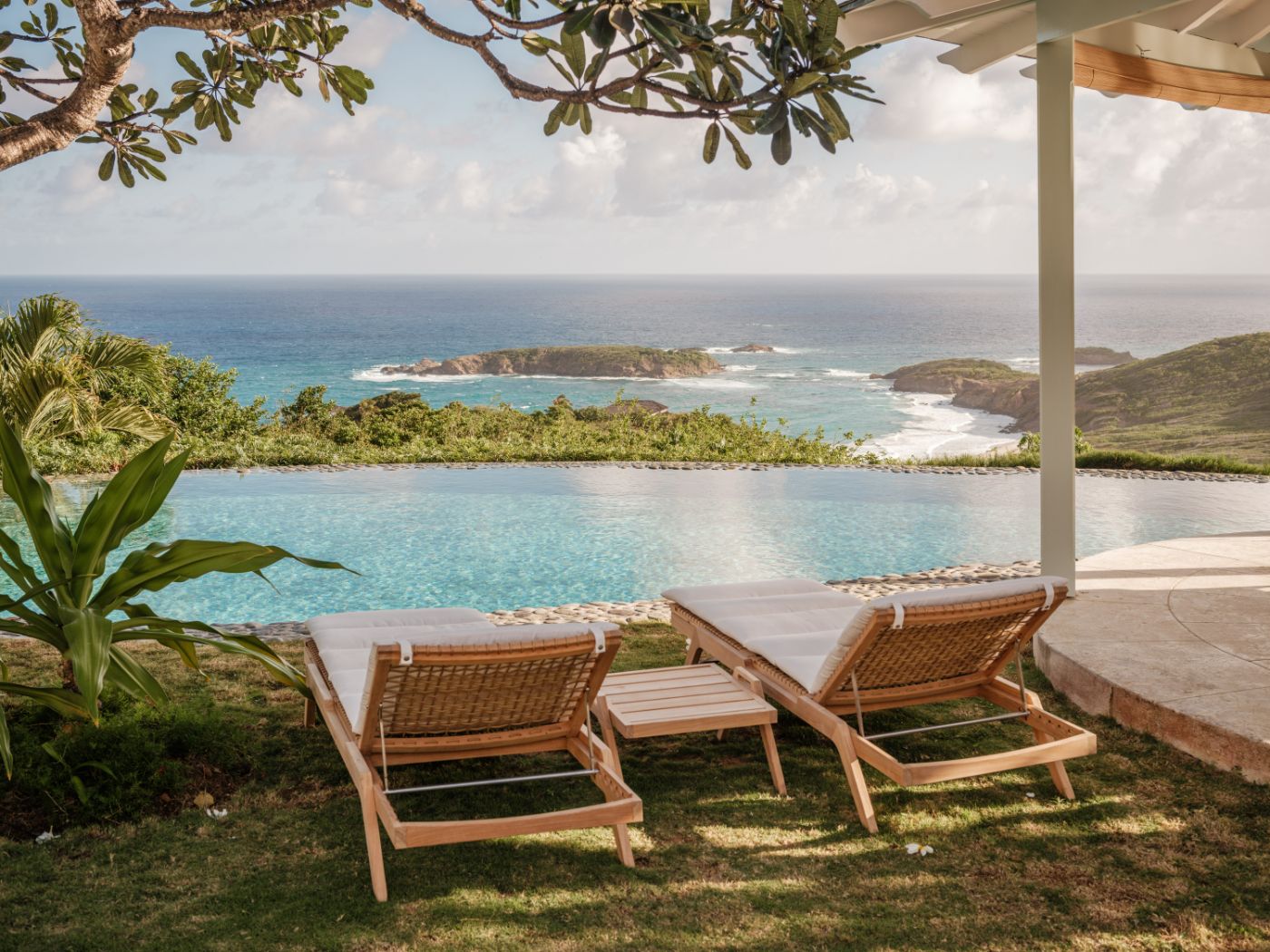 Pool View at Emerald Hill in Mustique