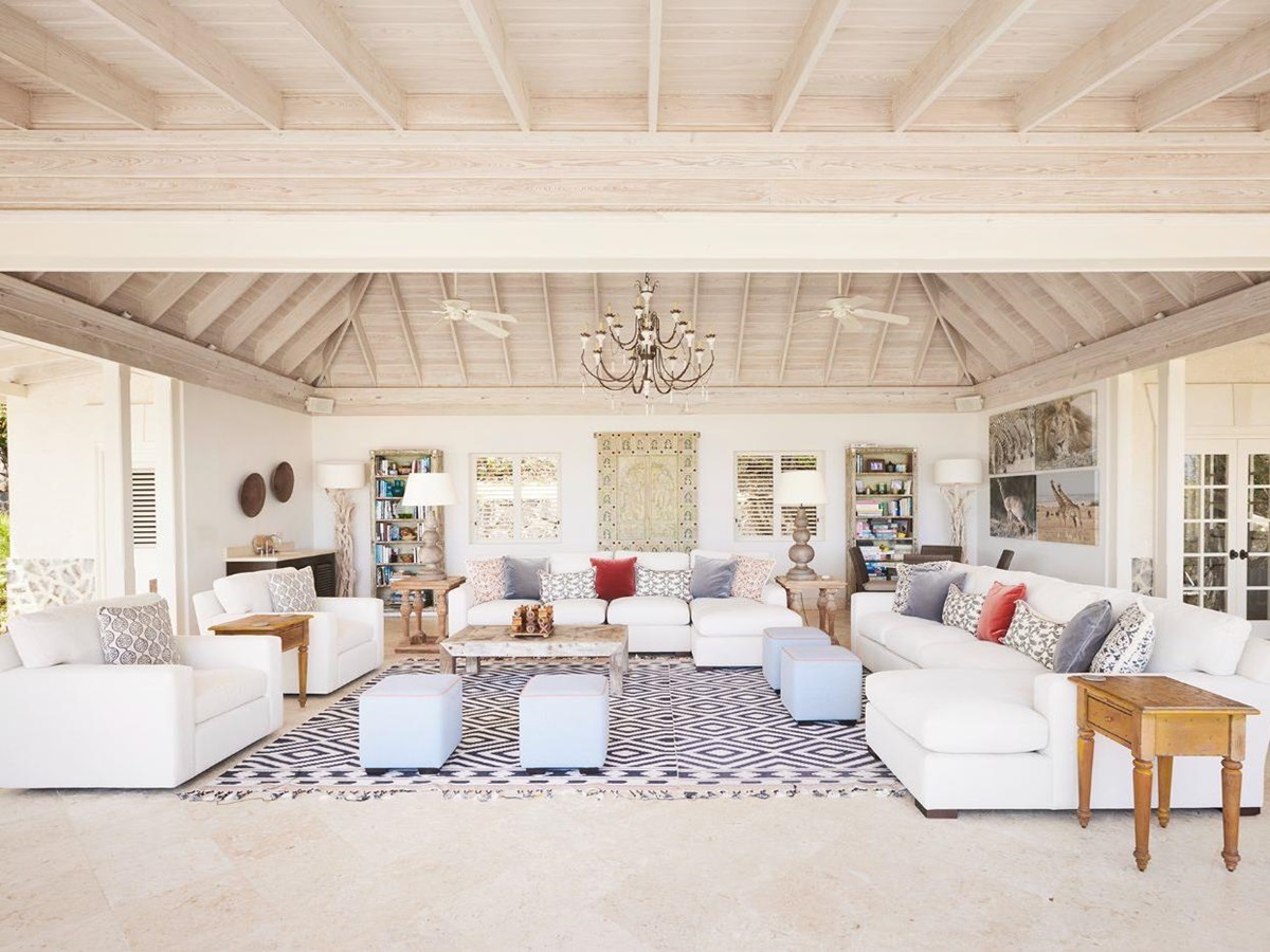Full Living at Fisher House in Mustique