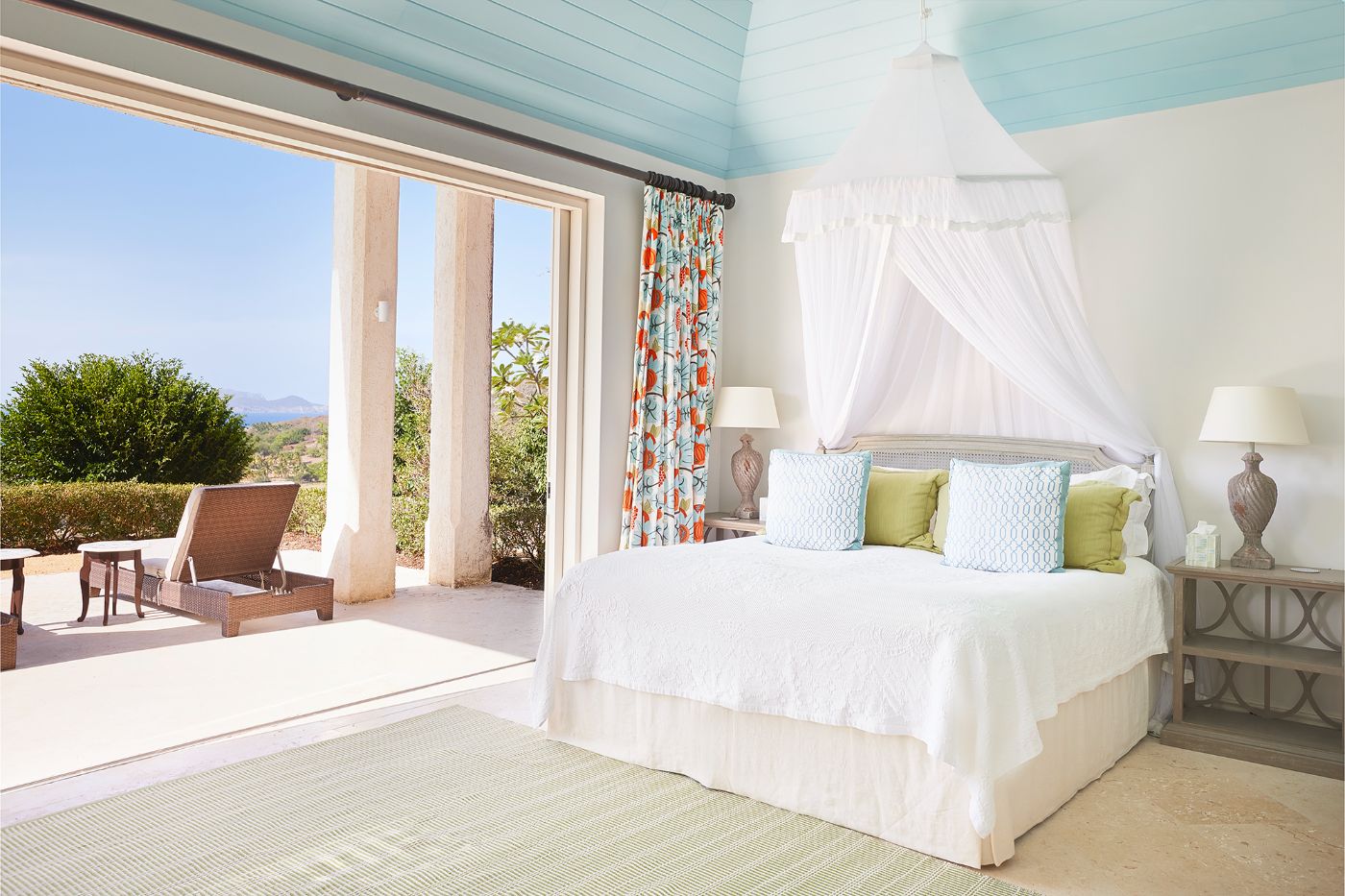 Bedroom 2 at Fisher House in Mustique
