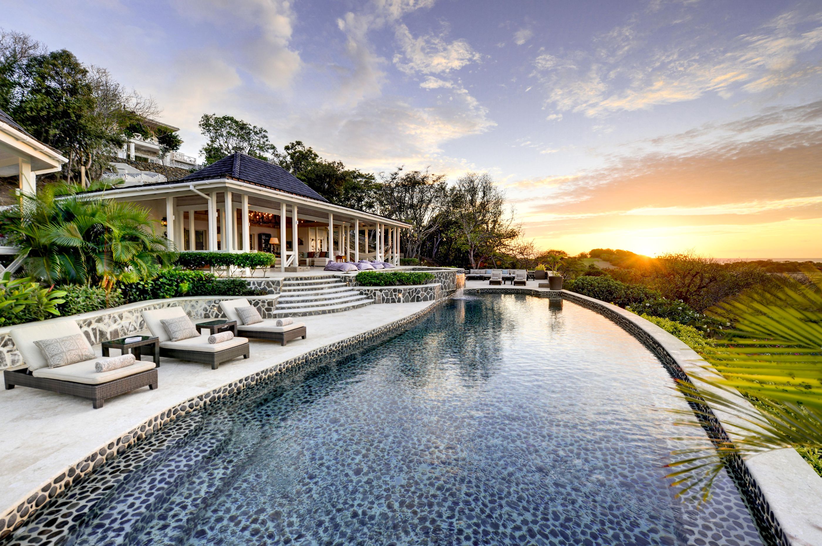 Swimming pool of Emerald Hill, Mustique