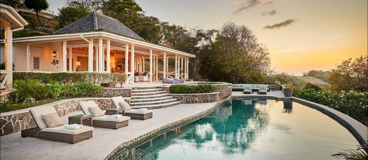 Pool View at Fisher House in Mustique