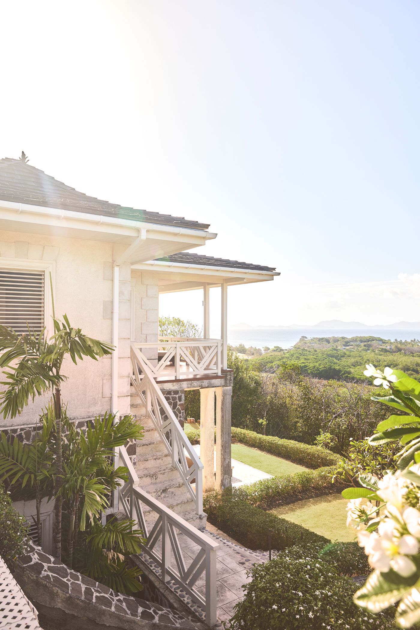 Side View of Fisher House in Mustique