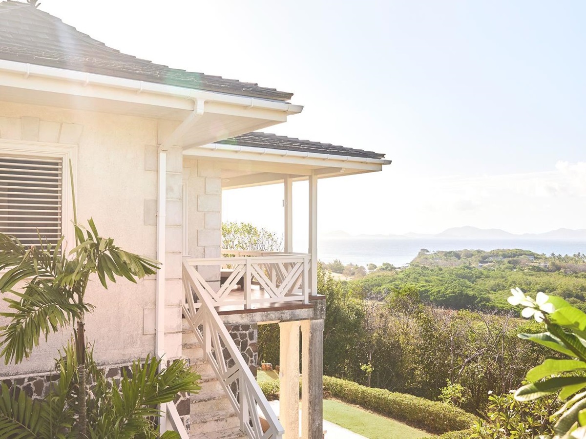 Side View of Fisher House in Mustique