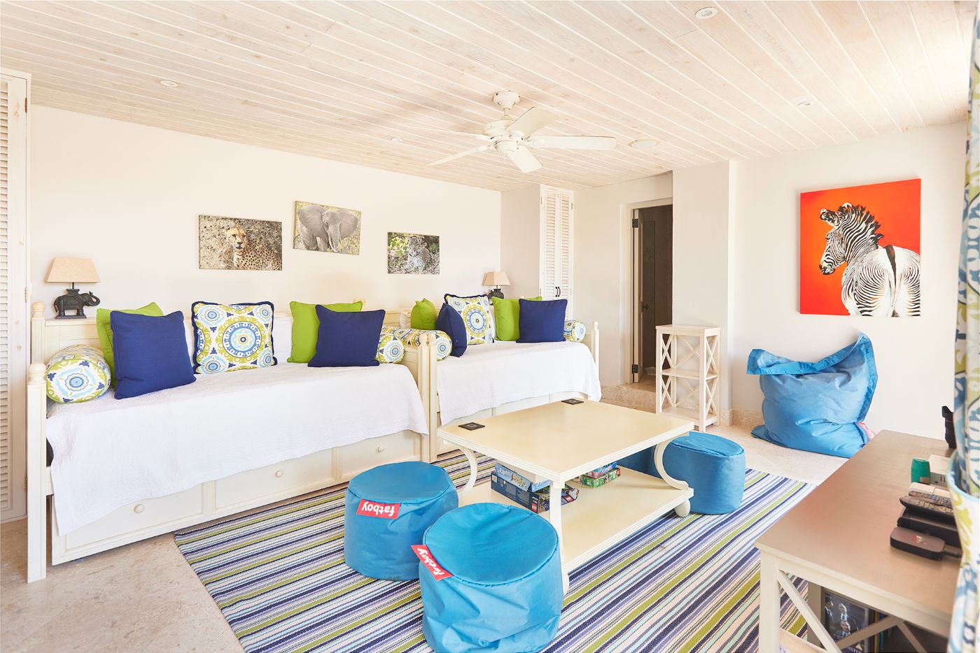 Sitting Room at Fisher House in Mustique