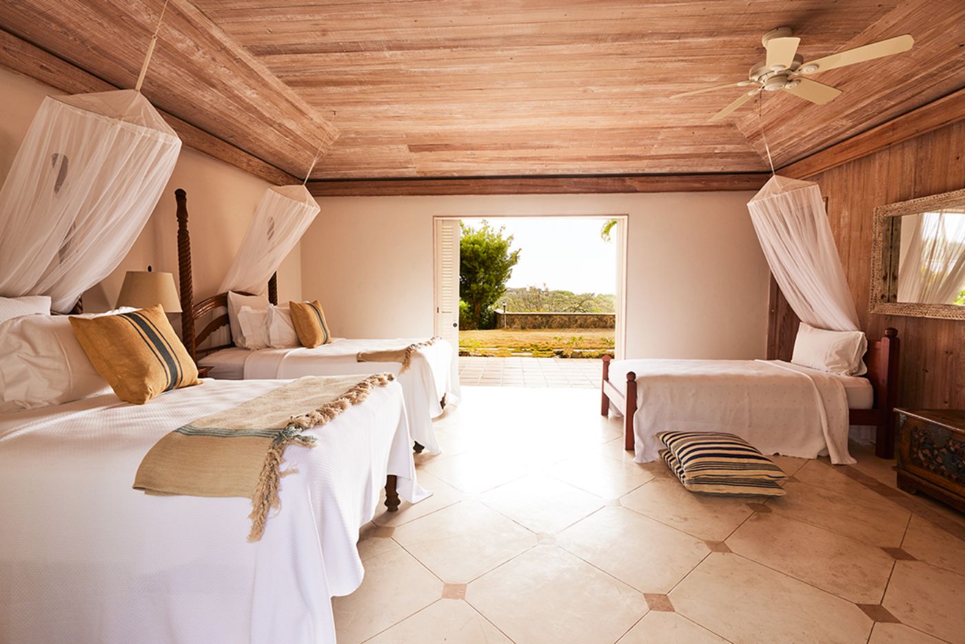 Bedroom 4 at Full Moon in Mustique
