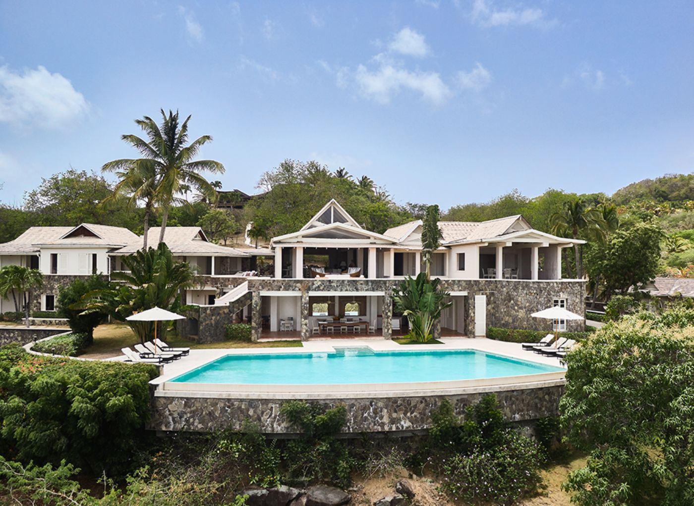 Exterior of Full Moon in Mustique