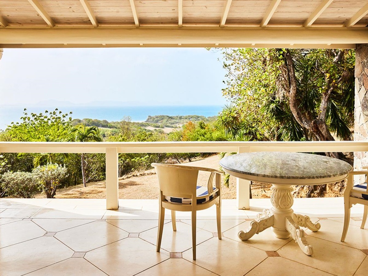 Terrace at Full Moon in Mustique