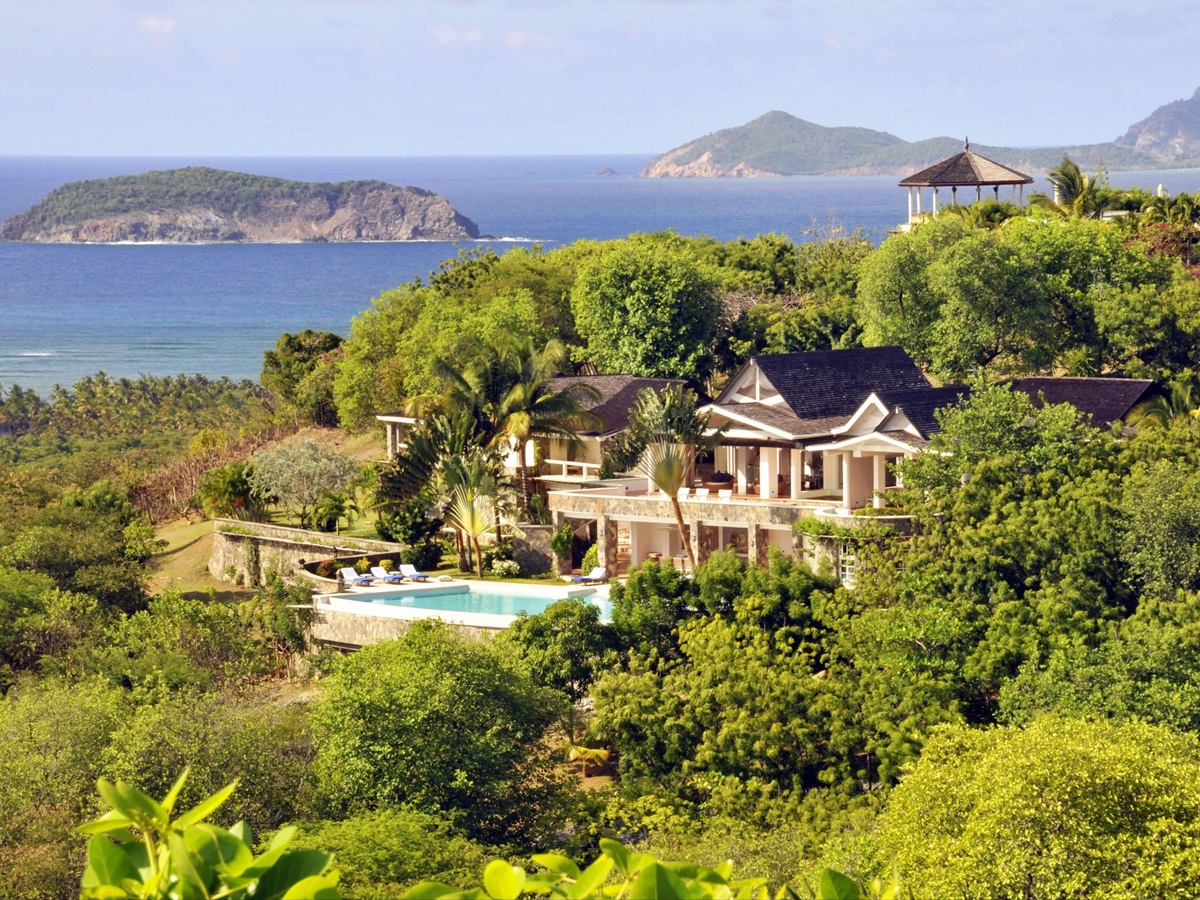 Exterior of Full Moon, Mustique
