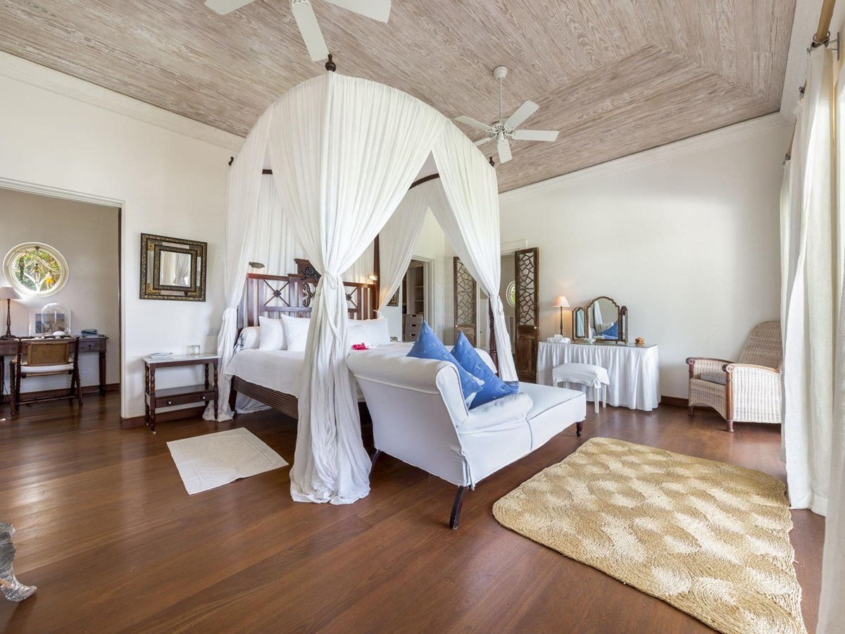 Double bedroom of Ilanga, Mustique