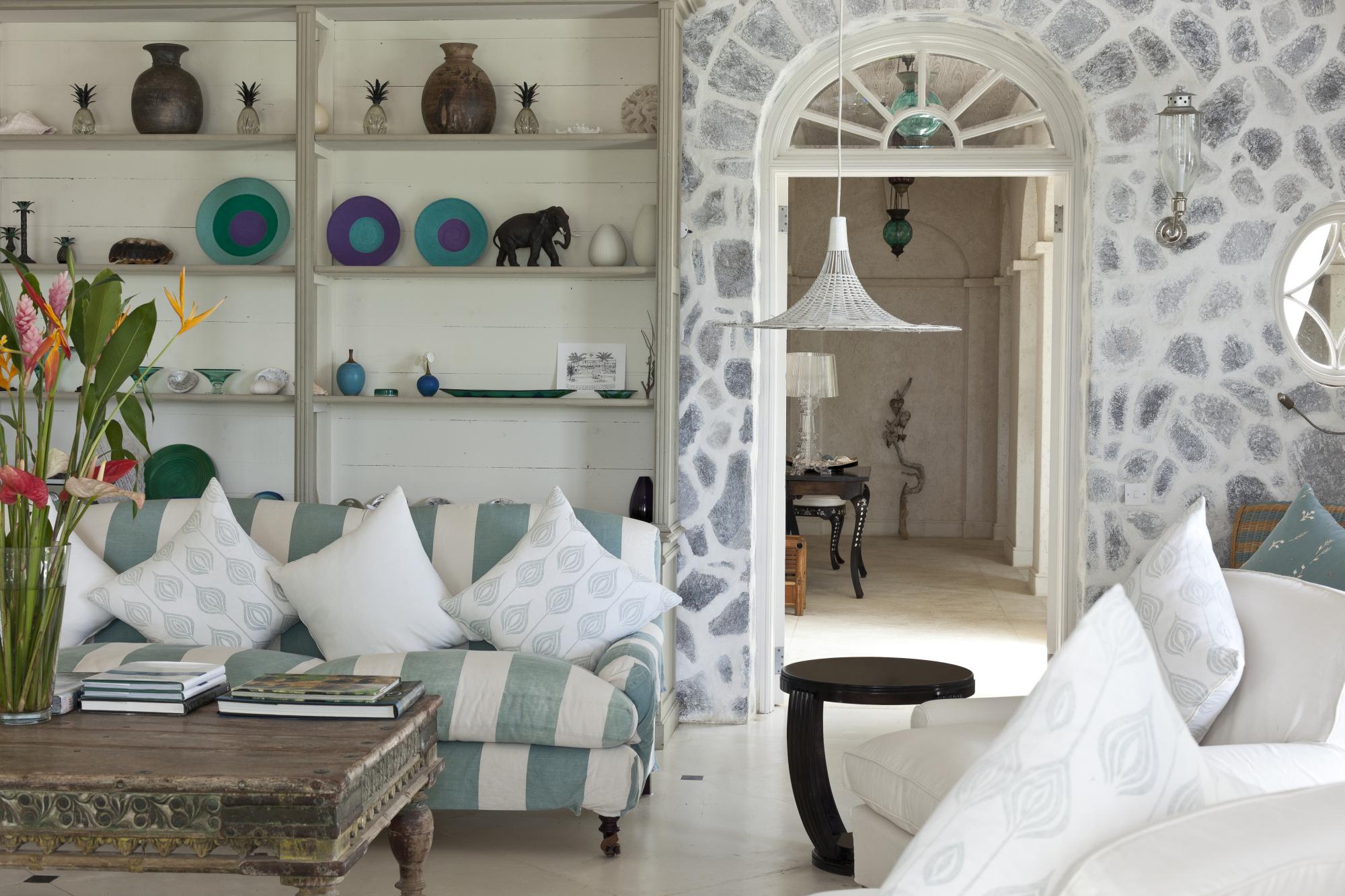 Sitting room in Ilanga, Mustique