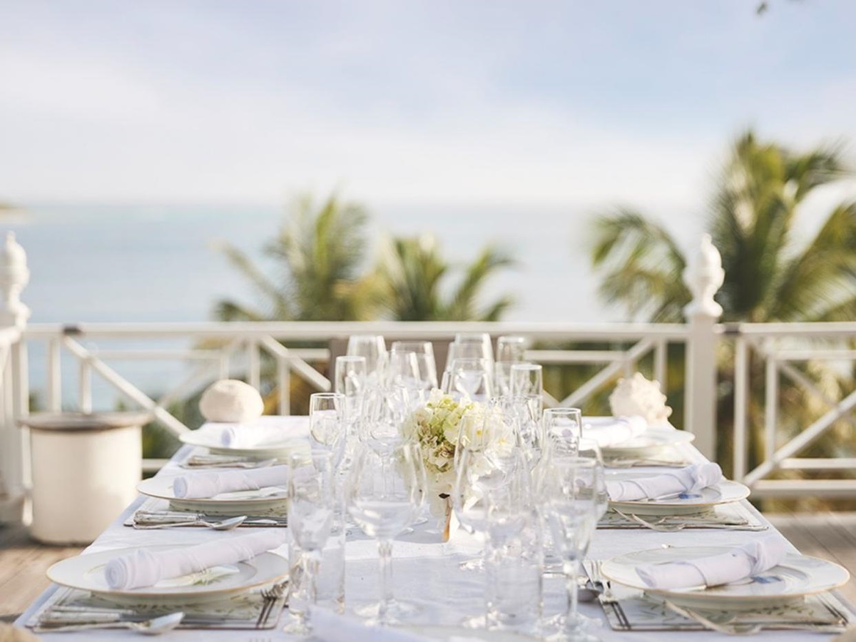 Dining Messellia in Mustique