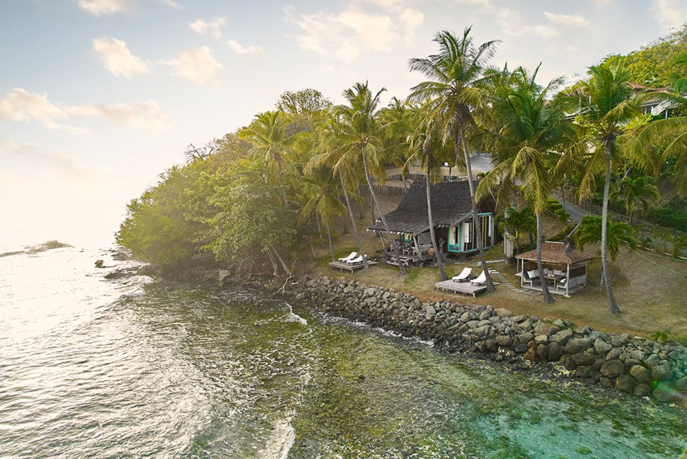 Exterior of Messellia in Mustique