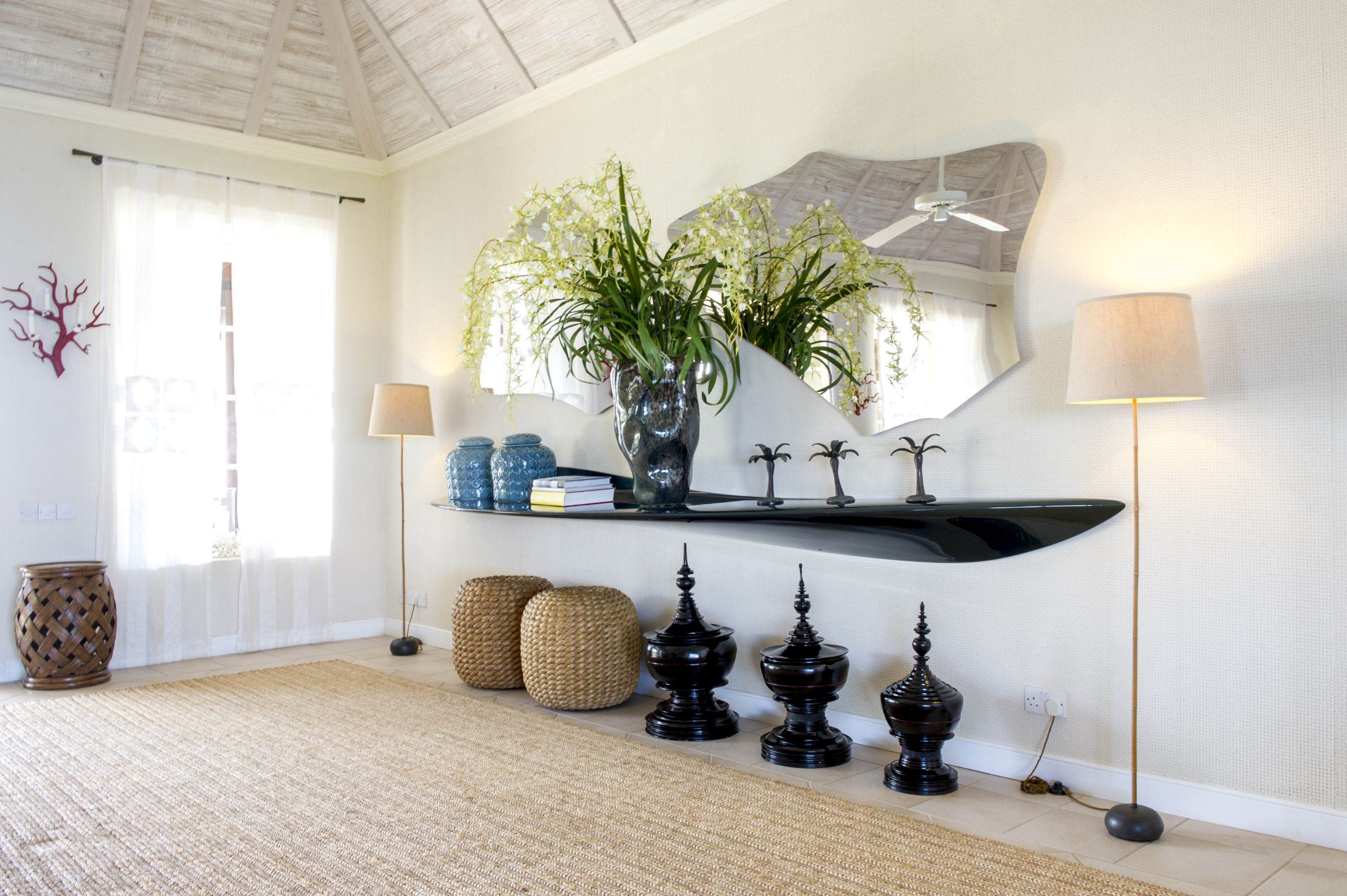 Interiors of Ocean Breeze, Mustique