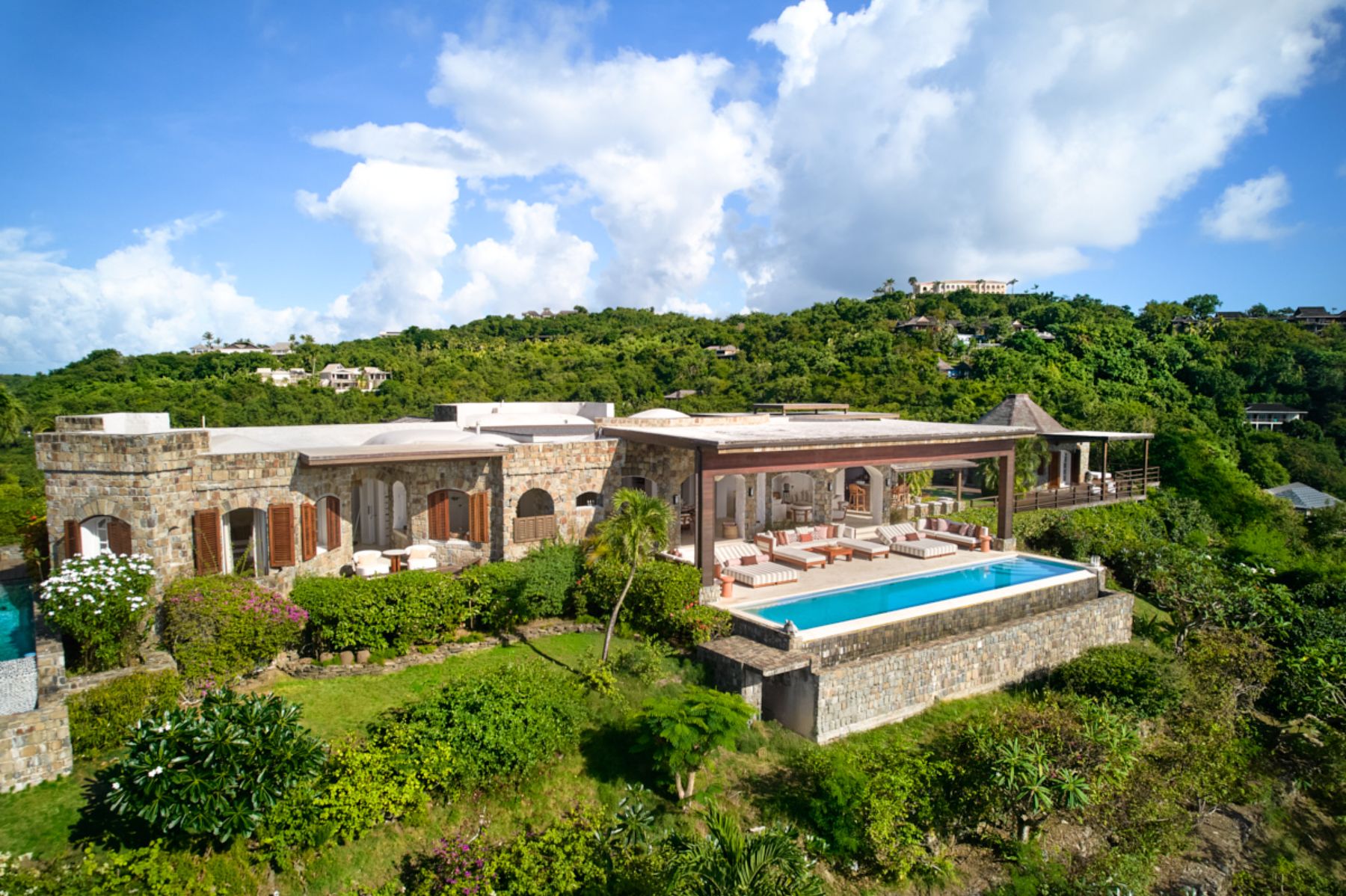 Exterior of Oceanus in Mustique