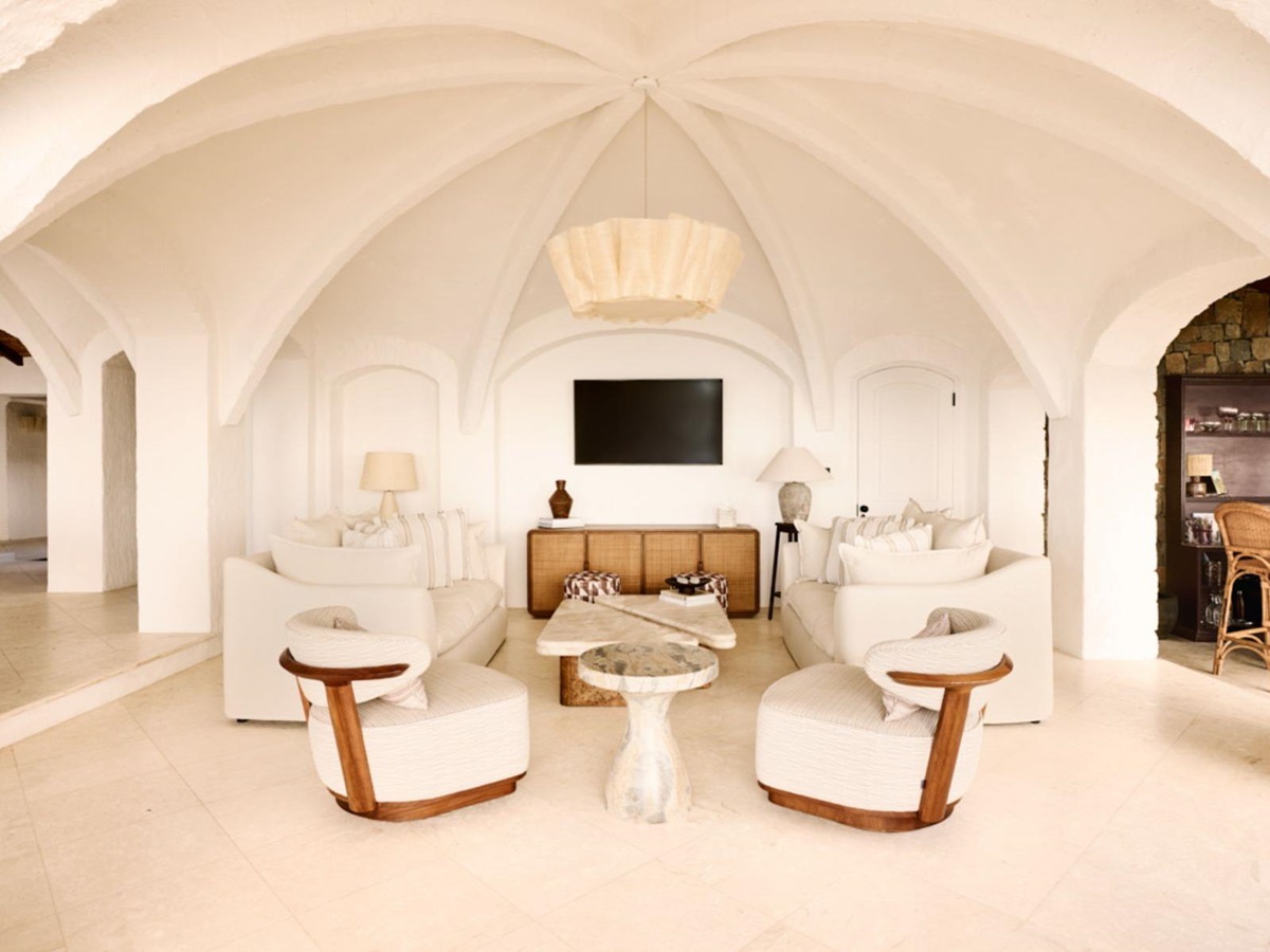 Living Room at Oceanus in Mustique