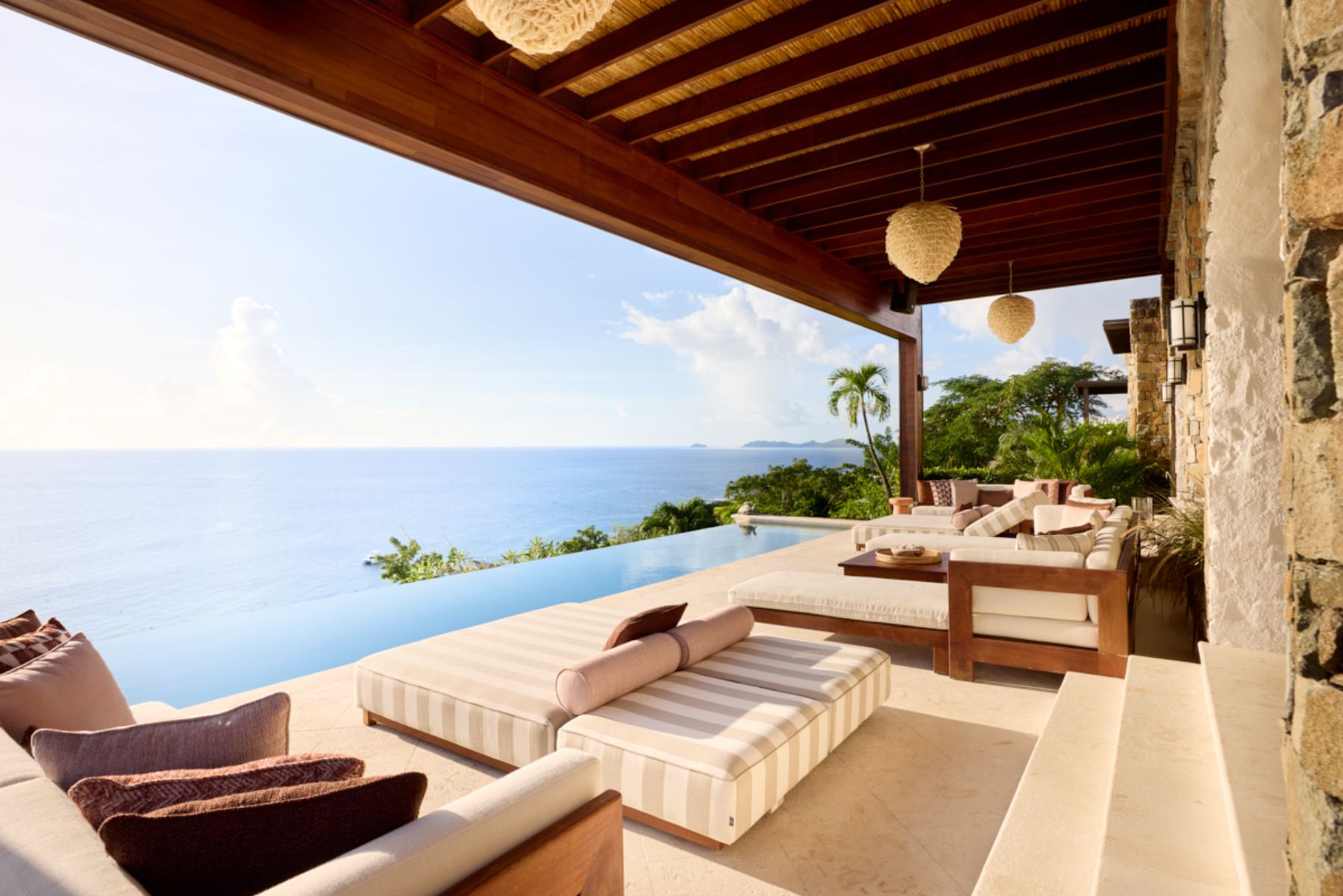Swimming Pool at Oceanus in Mustique