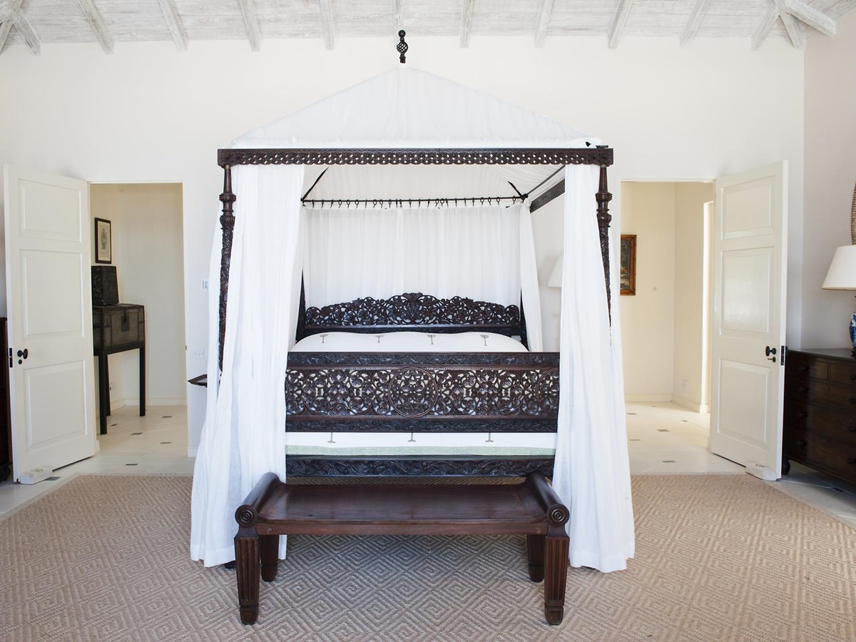 Double bedroom of Palm Beach, Mustique