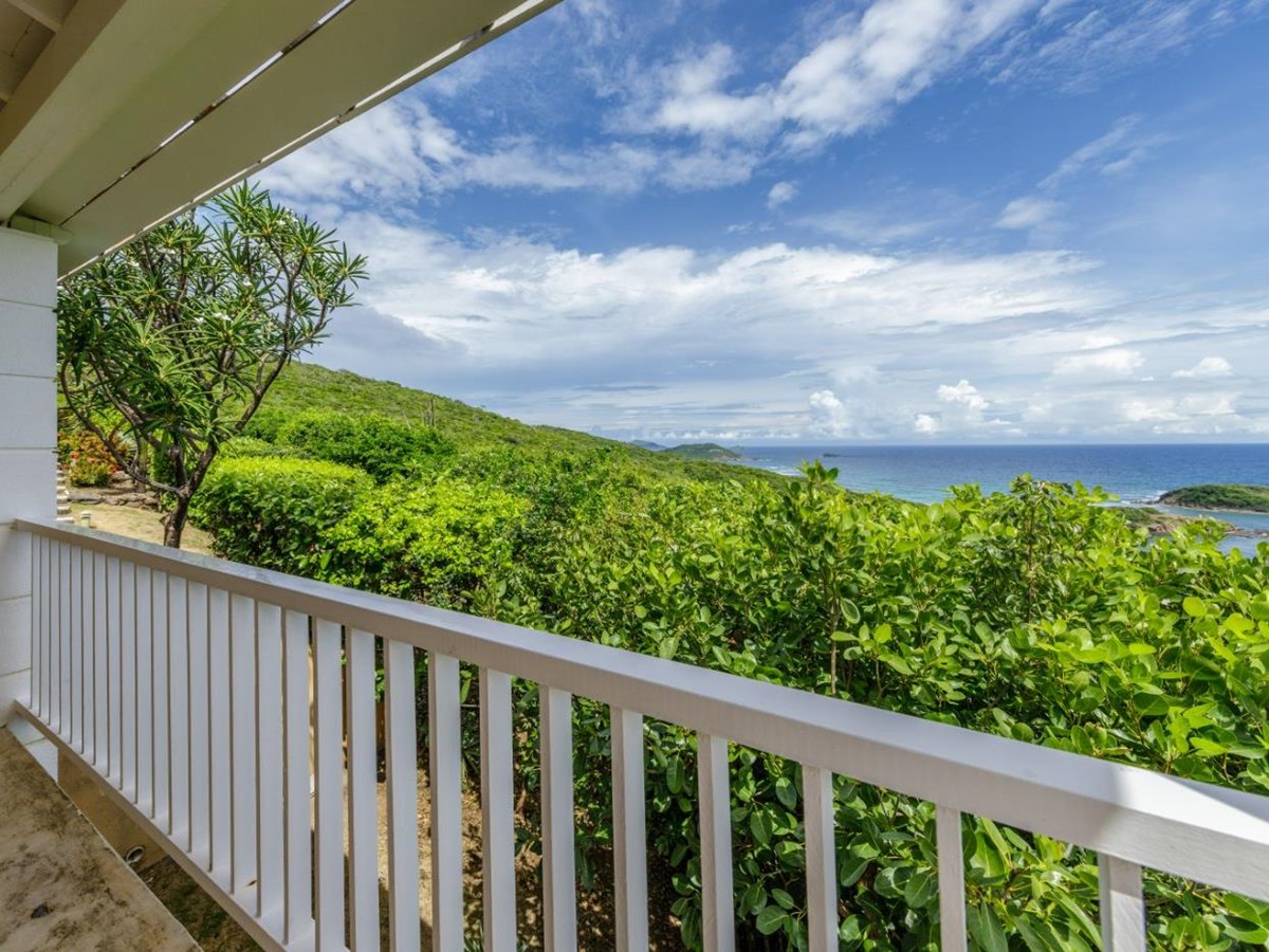 Balcony at Salanmander in Mustique