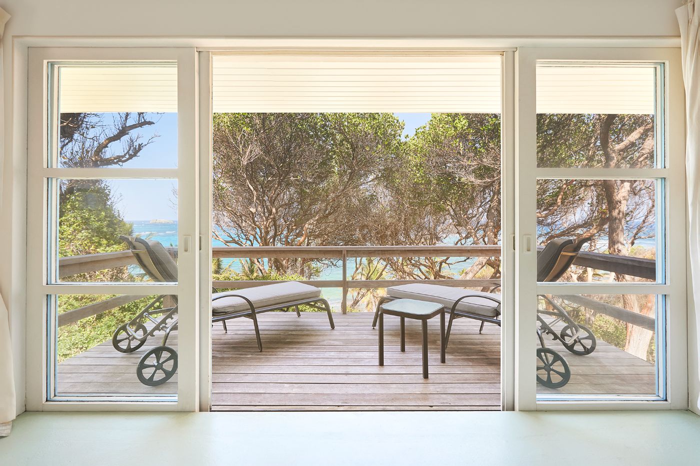 Balcony at Sapphire in Mustique