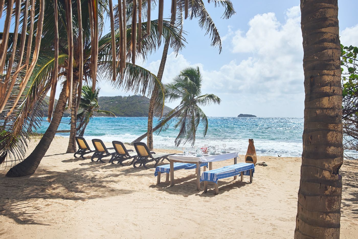 Beach at Sapphire in Mustique