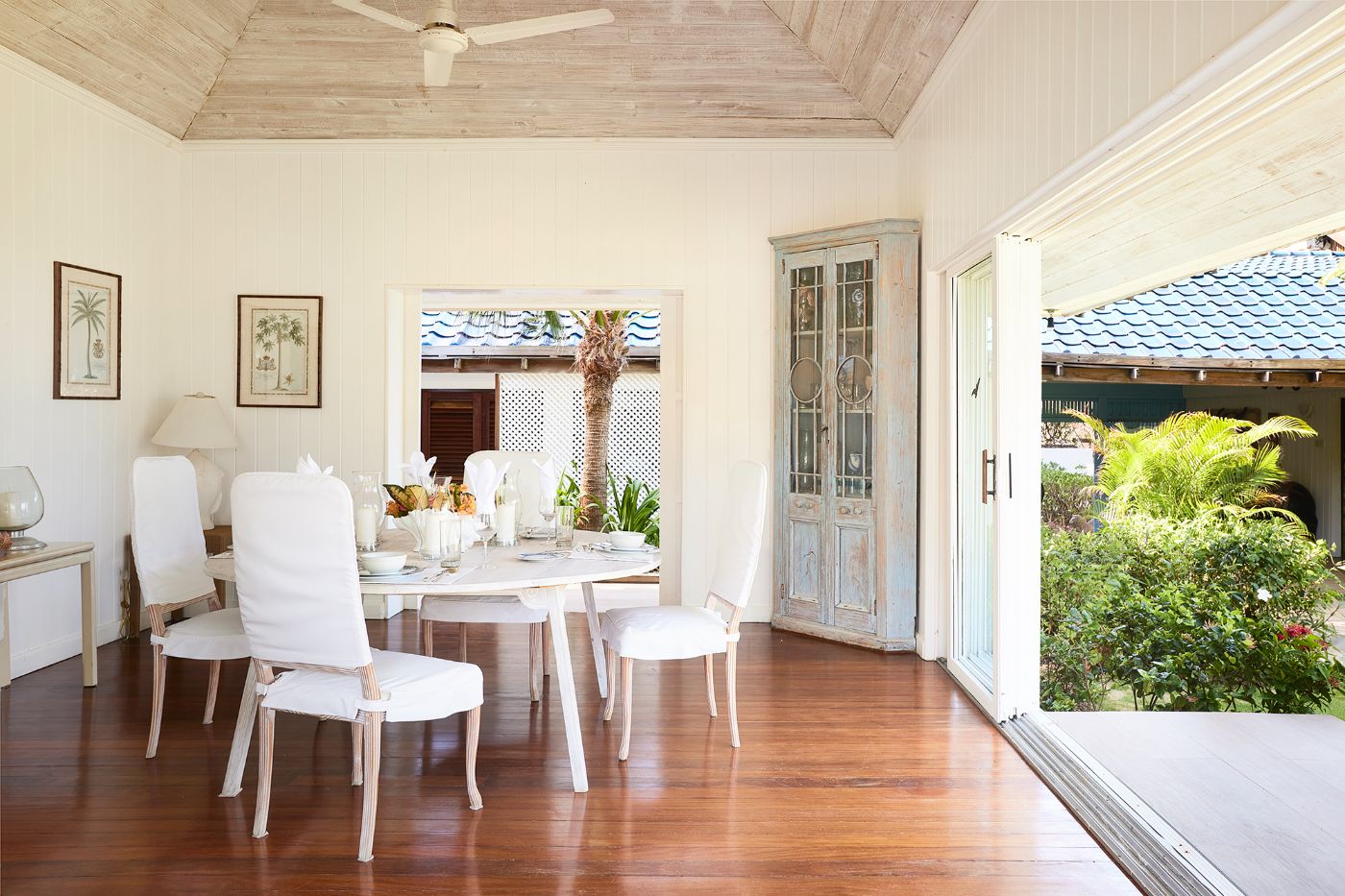 Dining Room at Sapphire in Mustique