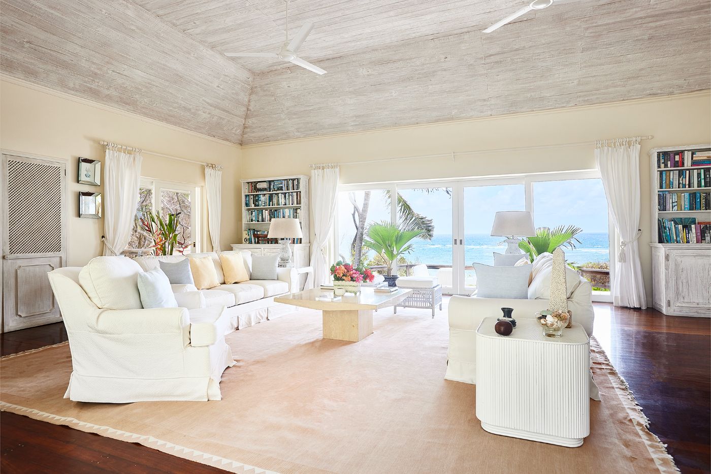 Living Room at Sapphire in Mustique