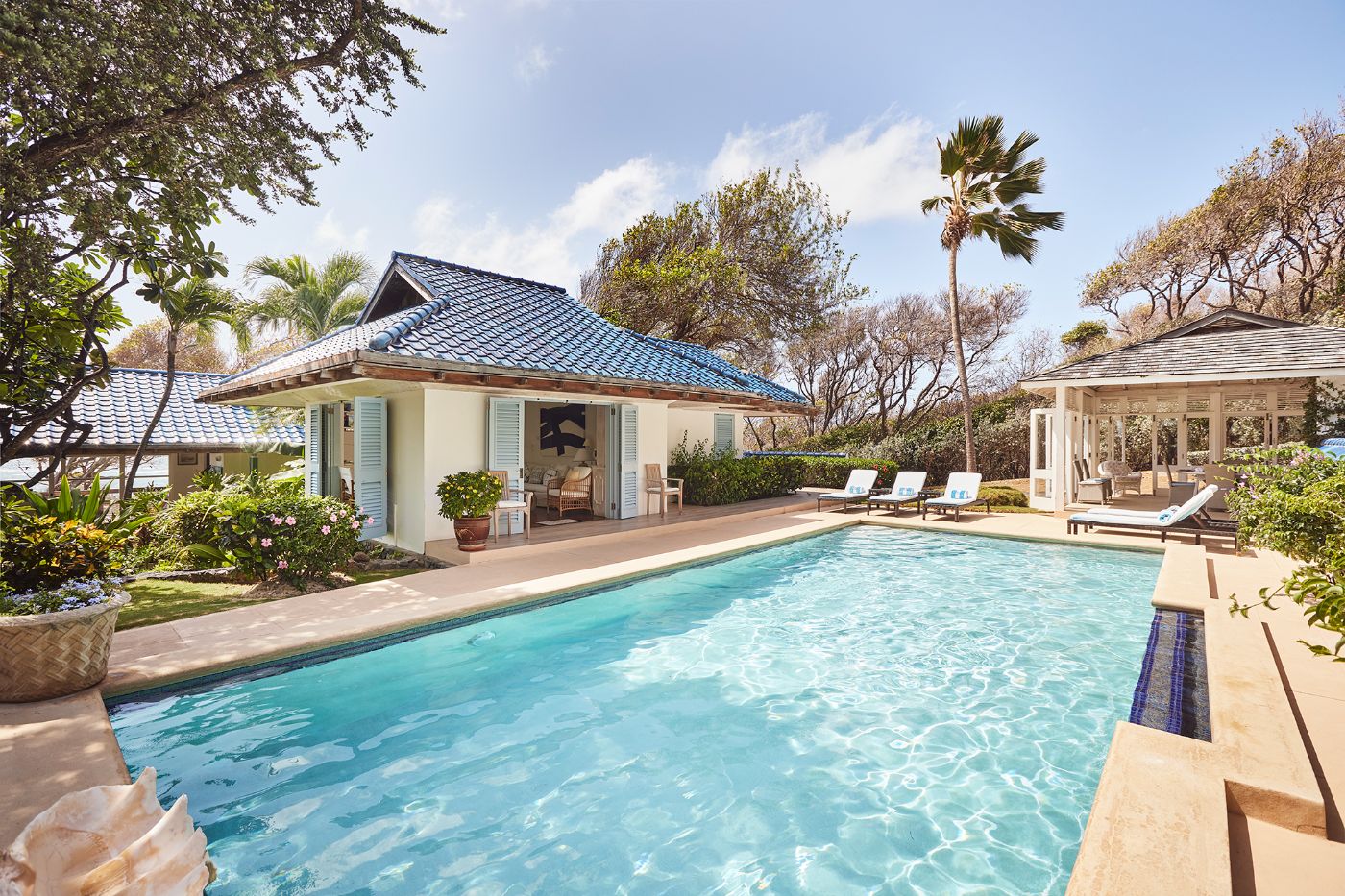 Swimming Pool at Sapphire in Mustique