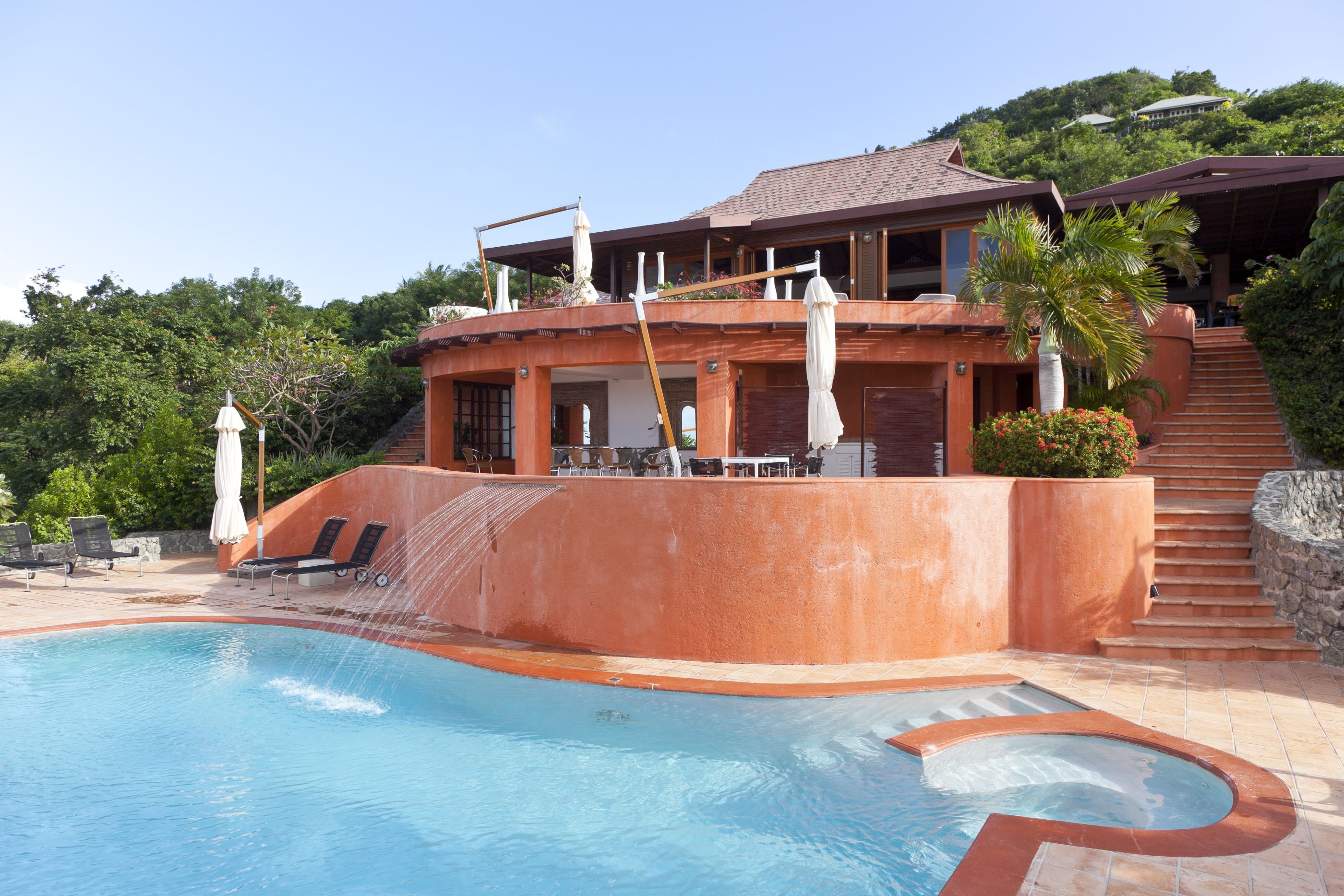 Swimming pool of Seabreeze, Mustique