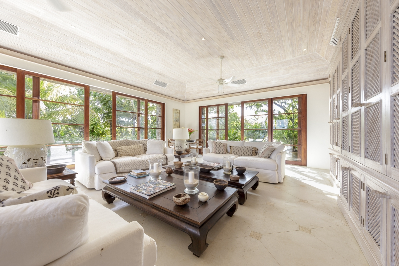 Living Room at Serenissima in Mustique