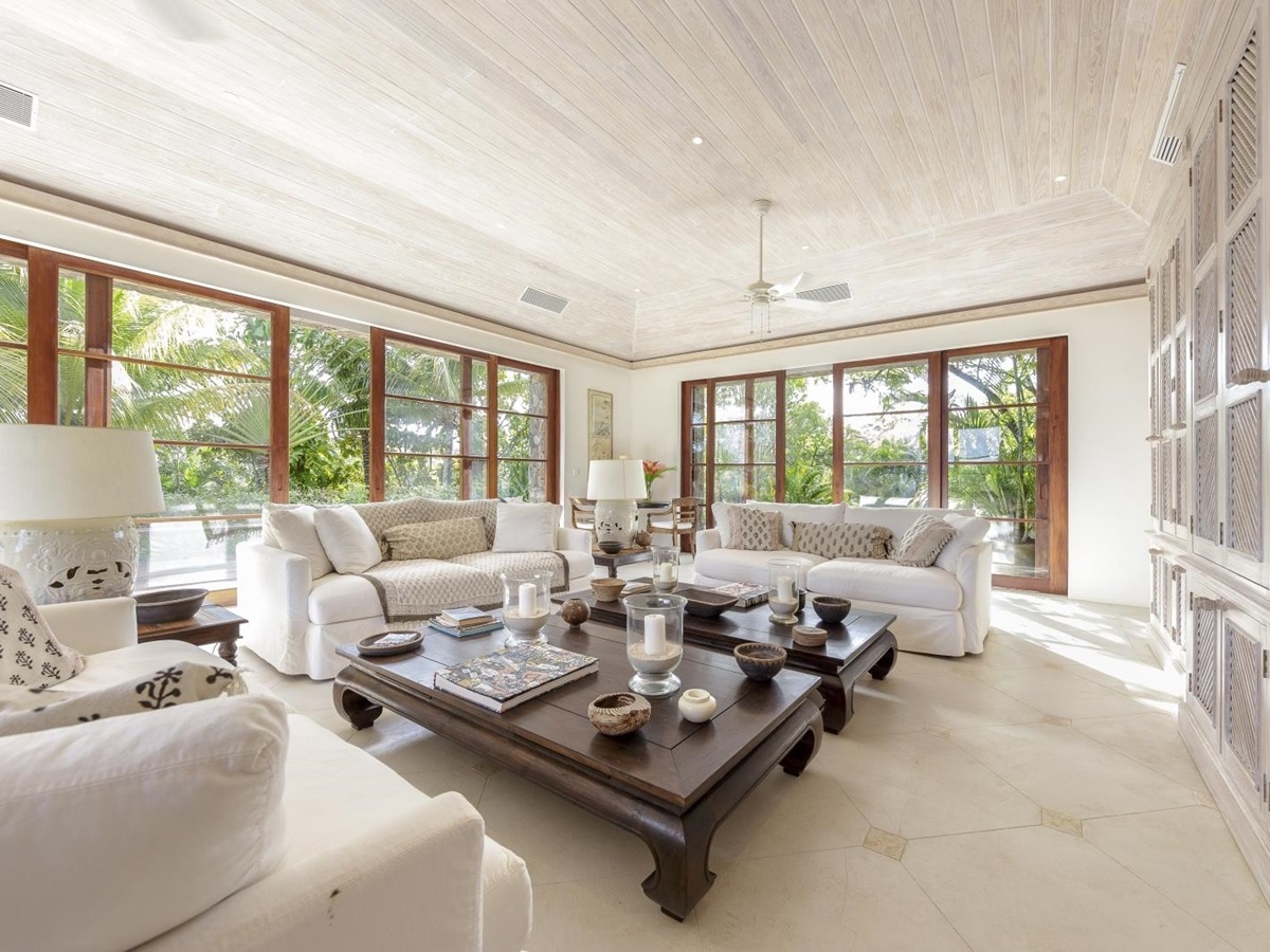 Living Room at Serenissima in Mustique