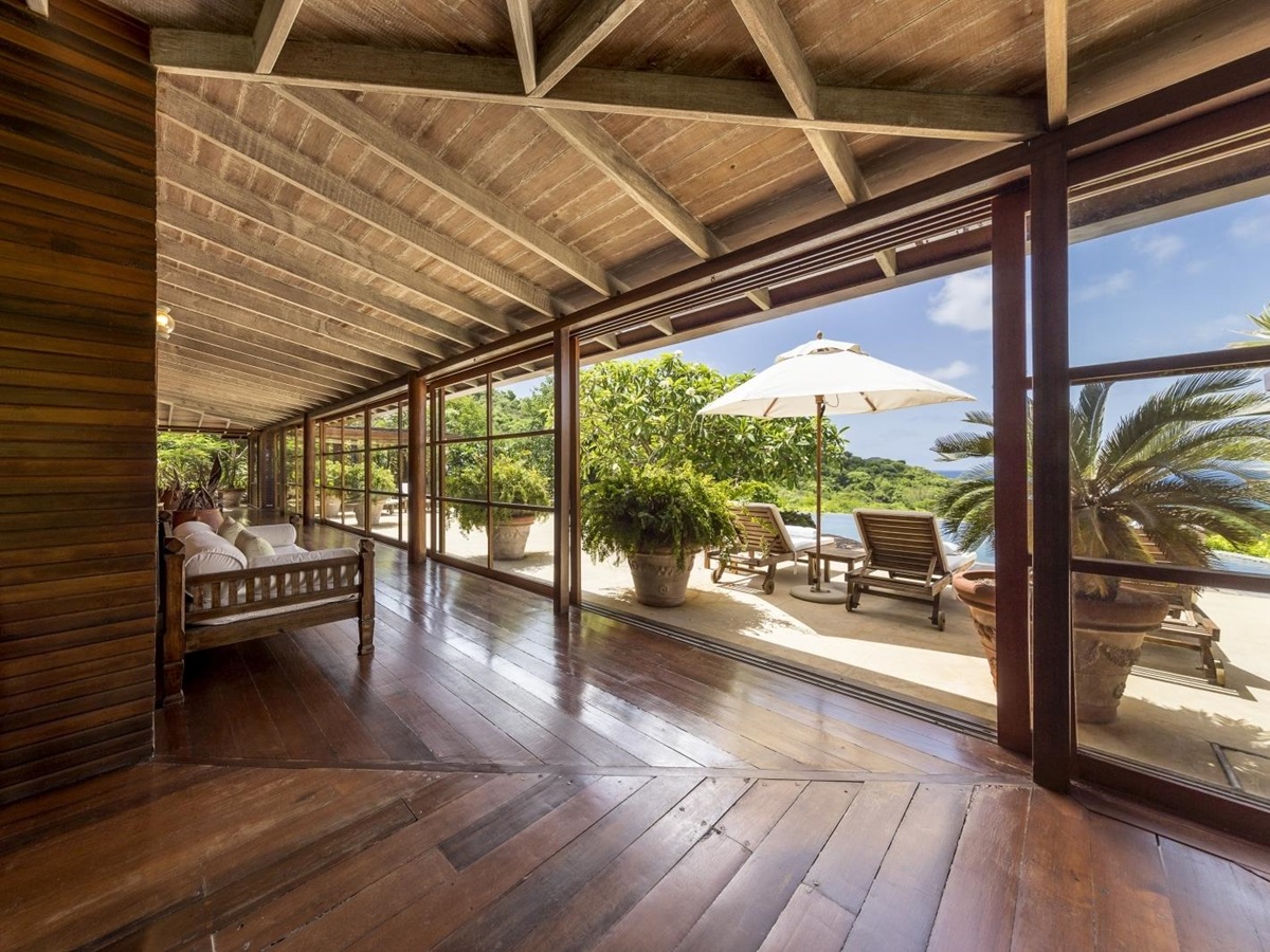 Views from terrace at Serenissima in Mustique