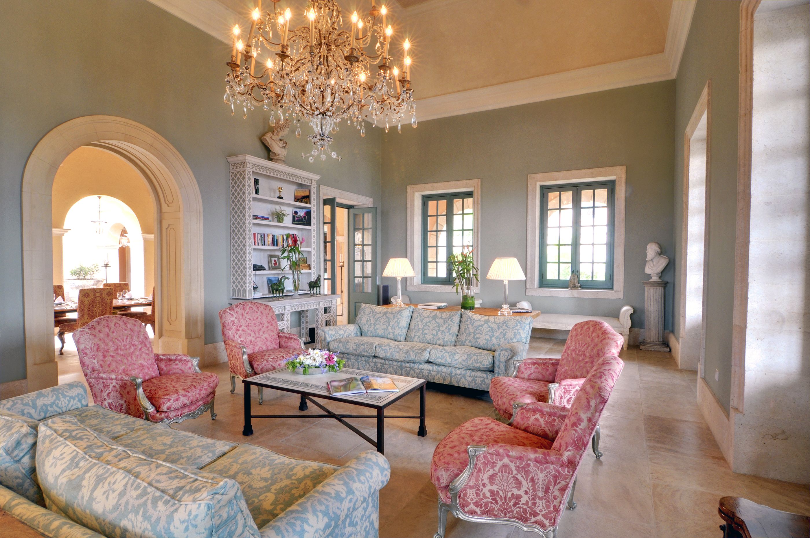 Living area of Sienna, Mustique