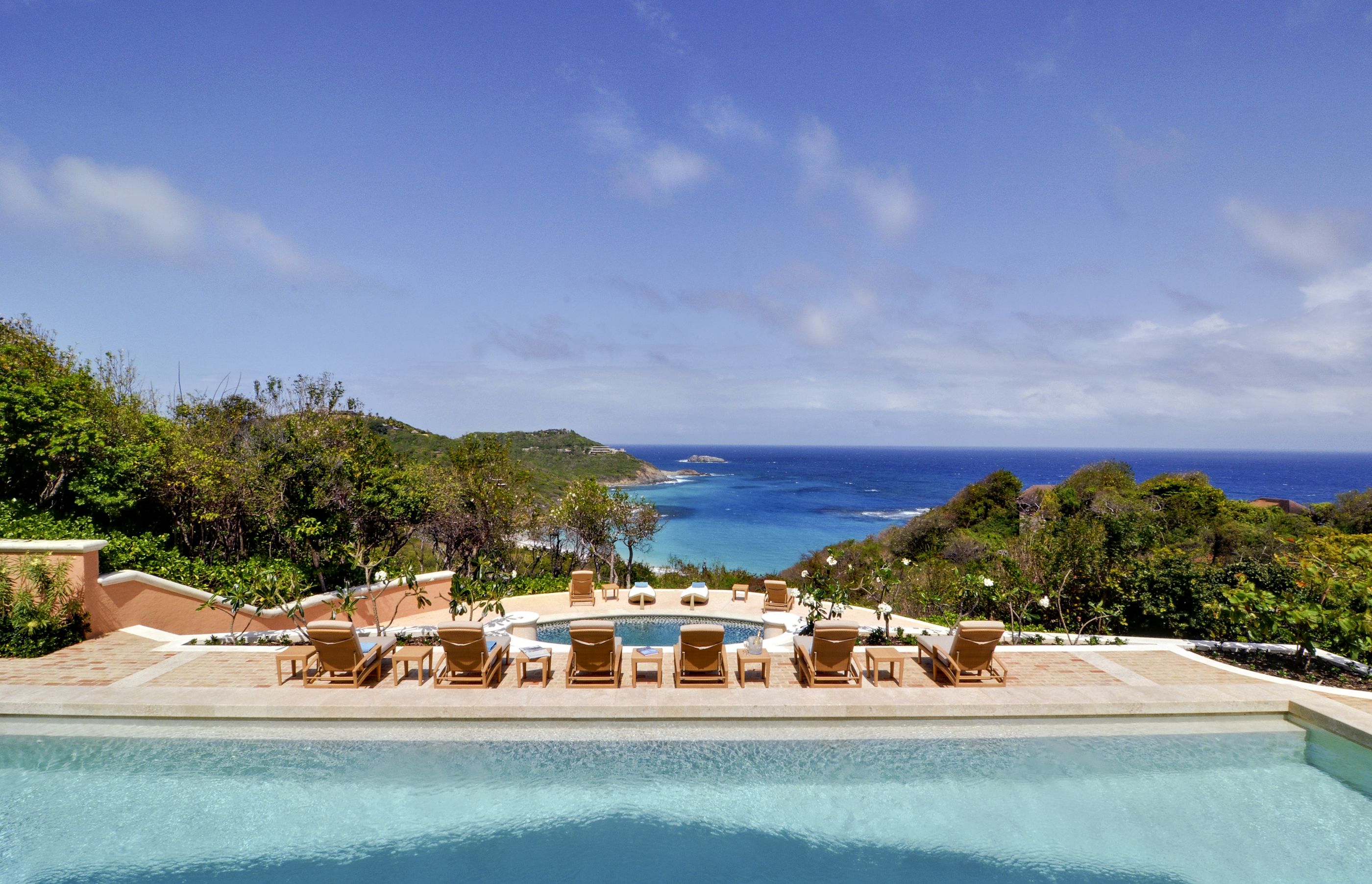 View from the swiimming pool of Sienna, Mustique