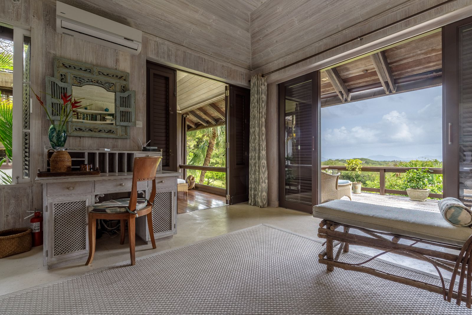 Bedroom 1 View at Tetto Rosso in Mustique 