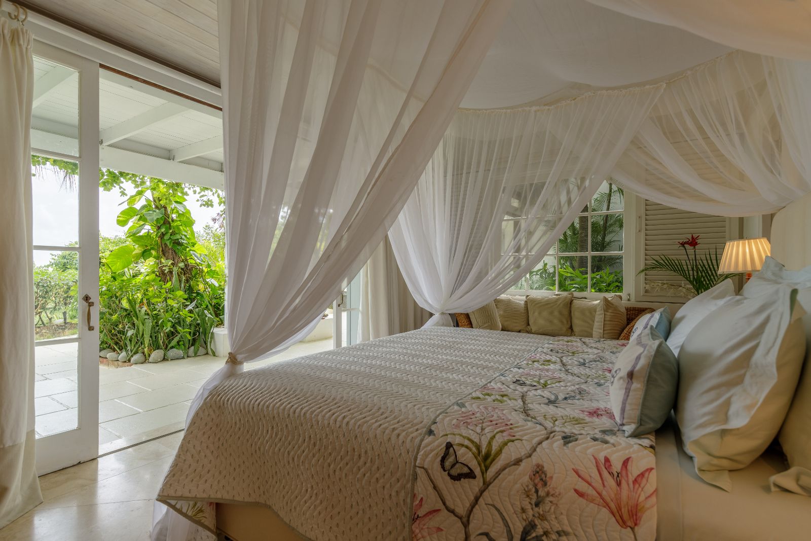 Bedroom 3 at Tetto Rosso in Mustique 